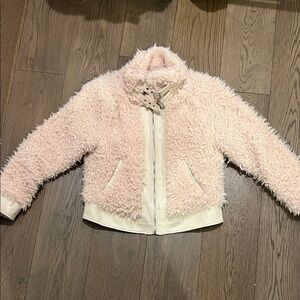 Blank NYC Fluffy Sherpa Pink Jacket
